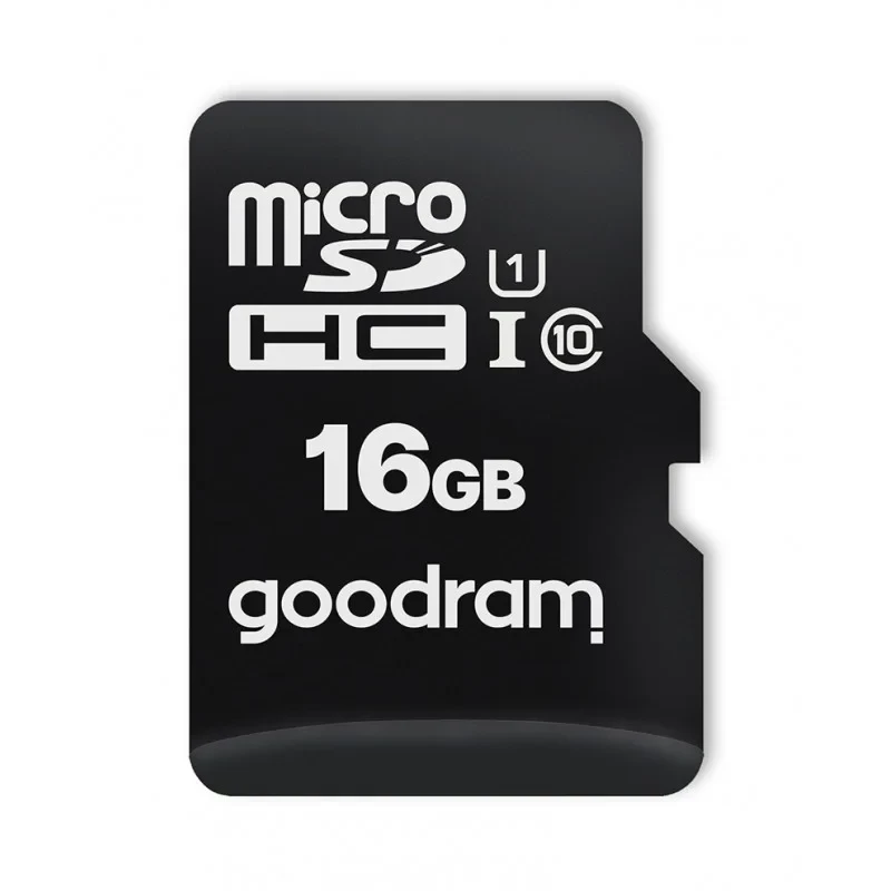 Карта памяти GOODRAM MicroSD, M1AA, 16GB, Class10, U1, UHS-I, SD adapter
