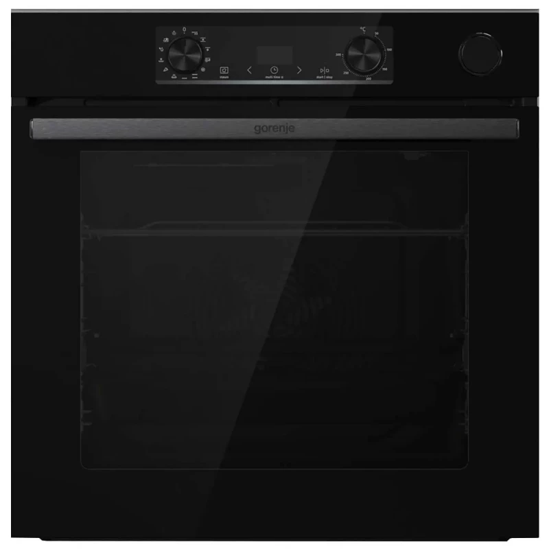 Cuptor electric incorporabil GORENJE BSA6737E15BG, 77 l, 13 functii, Grill, Timer, Curatare сu abur, Negru, A