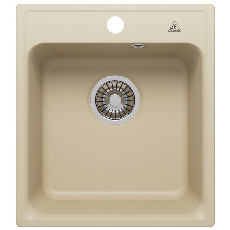 Chiuveta TORNADO S430 IVORY, Quartz, Ivory, 43 x 48