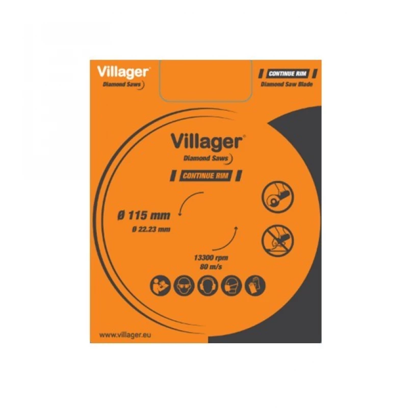 CD Disc Disc diamantat continuu Villager DCBC - 150 mm