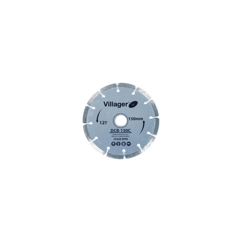CD Disc Disc diamantat segmentat Villager 150mm