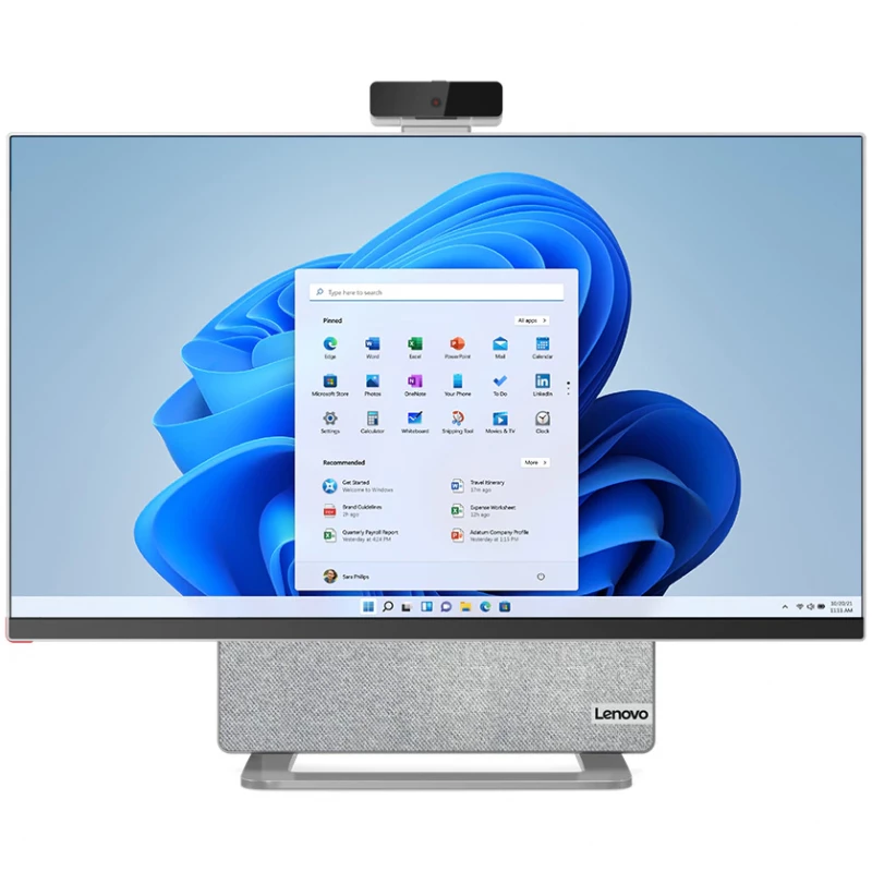 PC All-in-One LENOVO YOGA 7 27ACH6 Silver, 27.0, IPS UHD Ryzen 7 5800H 32GB 1TB SSD+2TB HDD Radeon RX 6600M 8GB No OS Wireless Keyboard+Mouse F0G70049RK