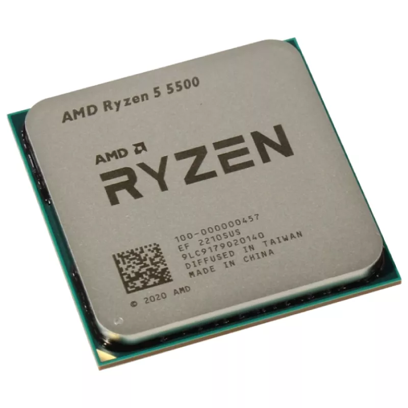 Procesor AMD Ryzen 5 5500 Box, AM4, 3.6-4.2GHz, 16MB, 7nm, 65W, 6 Cores/12 Threads, Unlocked