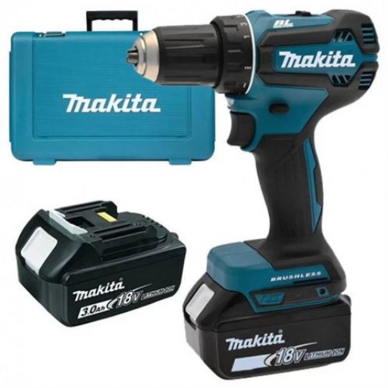 Masina de gaurit si insurubat MAKITA DDF485RFE cu 2 acumultatoare 18V 3.0Ah