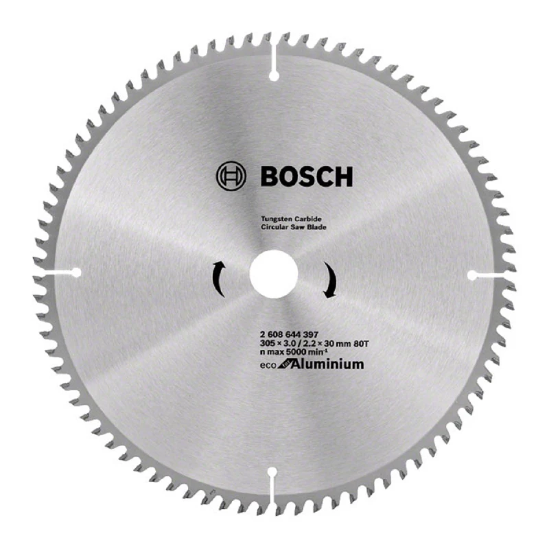 Disc pentru aluminiu BOSCH ECO 305x3.0/2.2x30 80T 2608644397