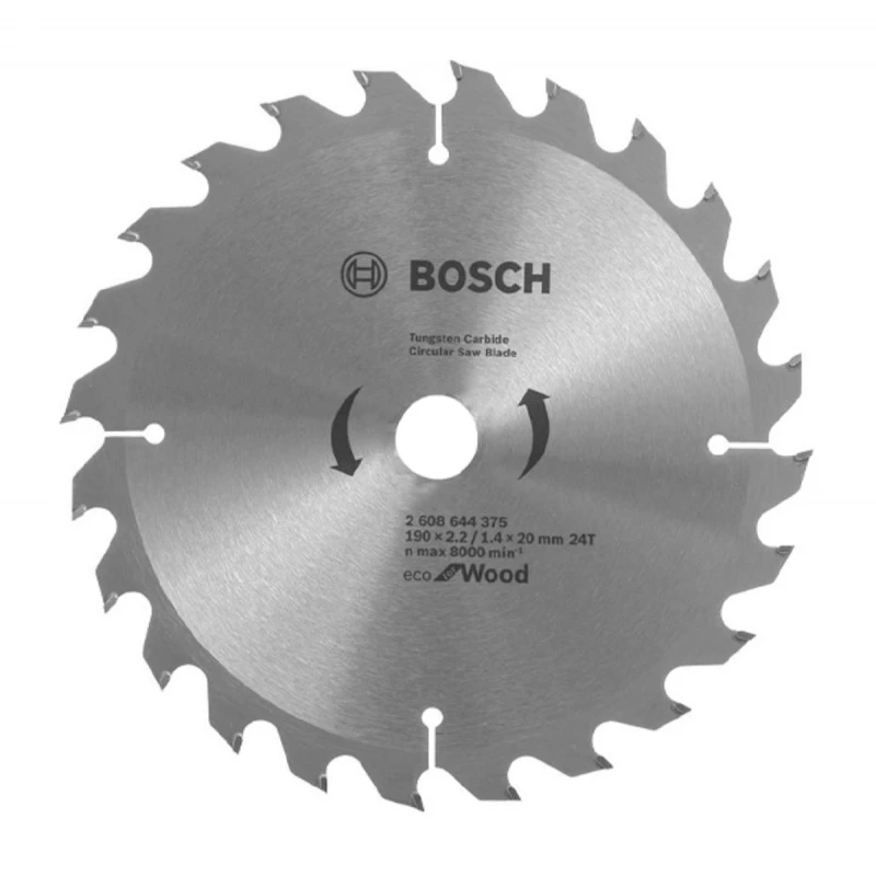 Disc pentru lemn BOSCH ECO 190x2.2/1.4x20 24T 2608644375