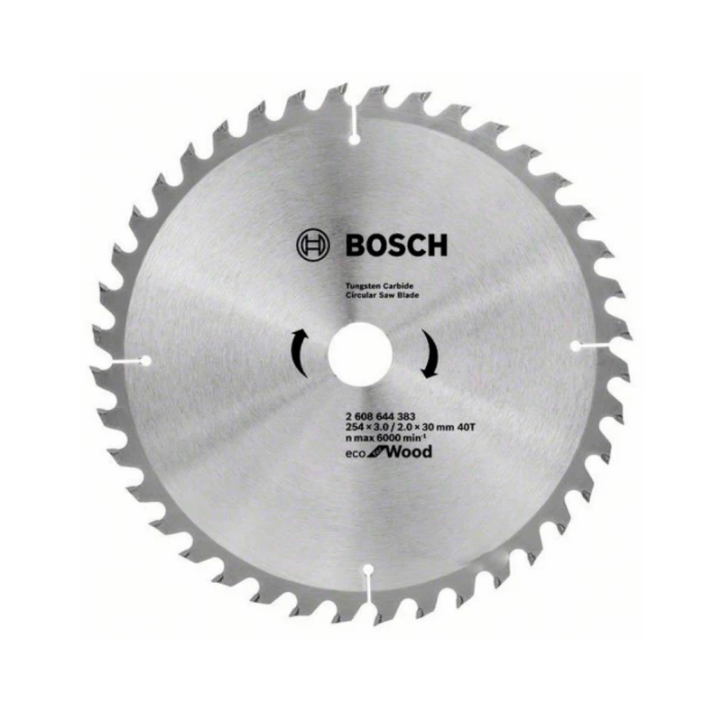 Disc pentru lemn BOSCH ECO 254x3.0/2.00x30 40T 2608644383