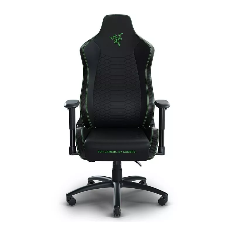 Fotoliu Gaming RAZER ISKUR X, Metal, Piele PVC, Gazlift, 136 kg, 170-190 cm, Negru