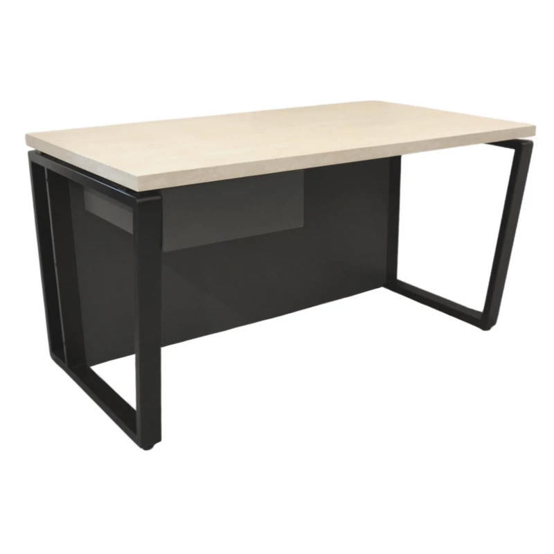 Masa DP CU SERTAR 1400*800, PAL melaminat, Metal, Stejar laptos, Negru