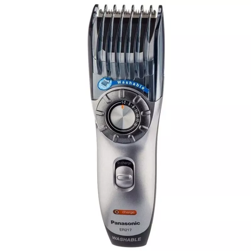 Бритва электрическая PANASONIC ER217S520, 14 настроек длины, 0.5-20 мм, Серебристый, Черный