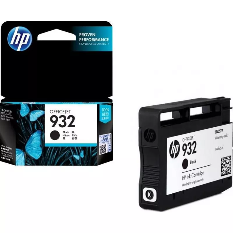 Картридж струйный HP №932 (CN057AE) BLACK ORIGINAL CARTRIDGE, UP TO 400 PAGES