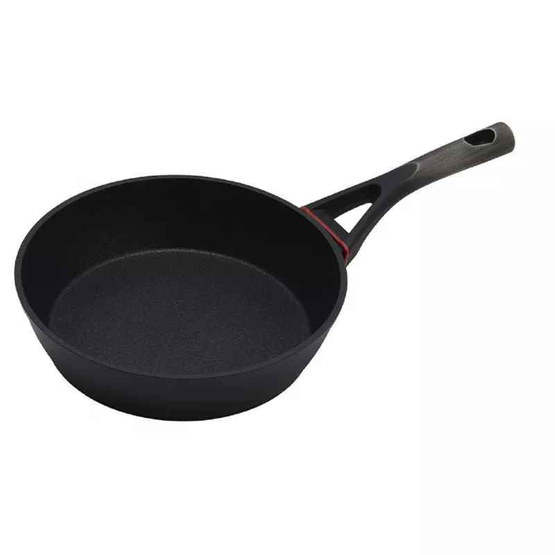 Сковорода POLARIS PRO COLLECTION-24FP, 24 см, Кованный алюминий, Антипригарное покрытие, Черный