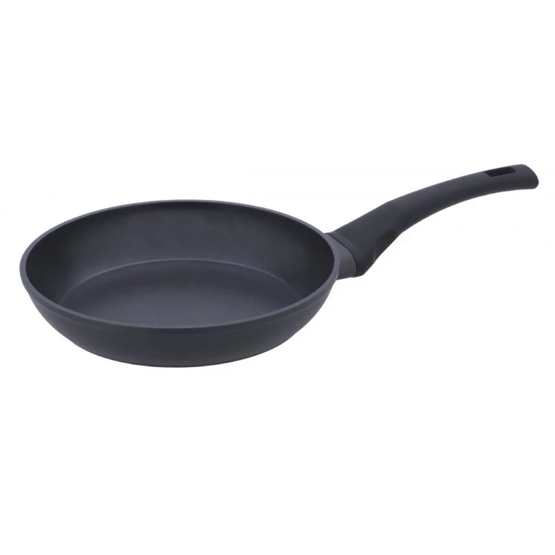 Сковорода RESTO SAGITTA 93325, 24 см, Кованый алюминий, Антипригарное покрытие, Черный