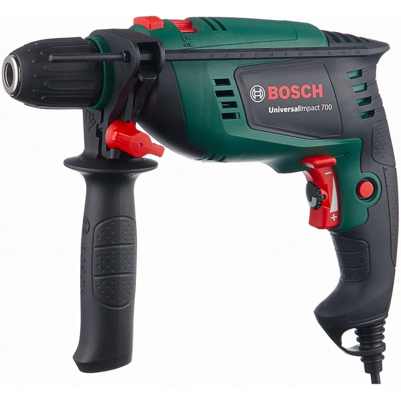 Masina de gaurit cu percutie BOSCH UNIVERSALIMPACT 700 220 - 240 V 45.000 percuţii/min, 701 W