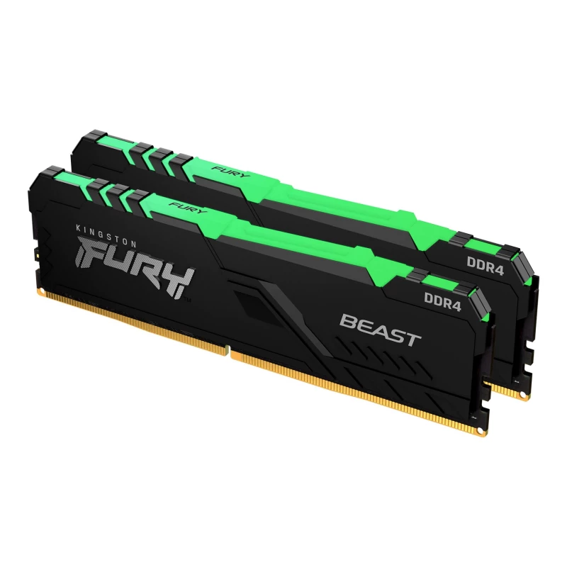 RAM KINGSTON FURY Beast RGB (KF432C16BBAK2/32), DDR4 32GB (2x16GB) 3200MHz, CL16