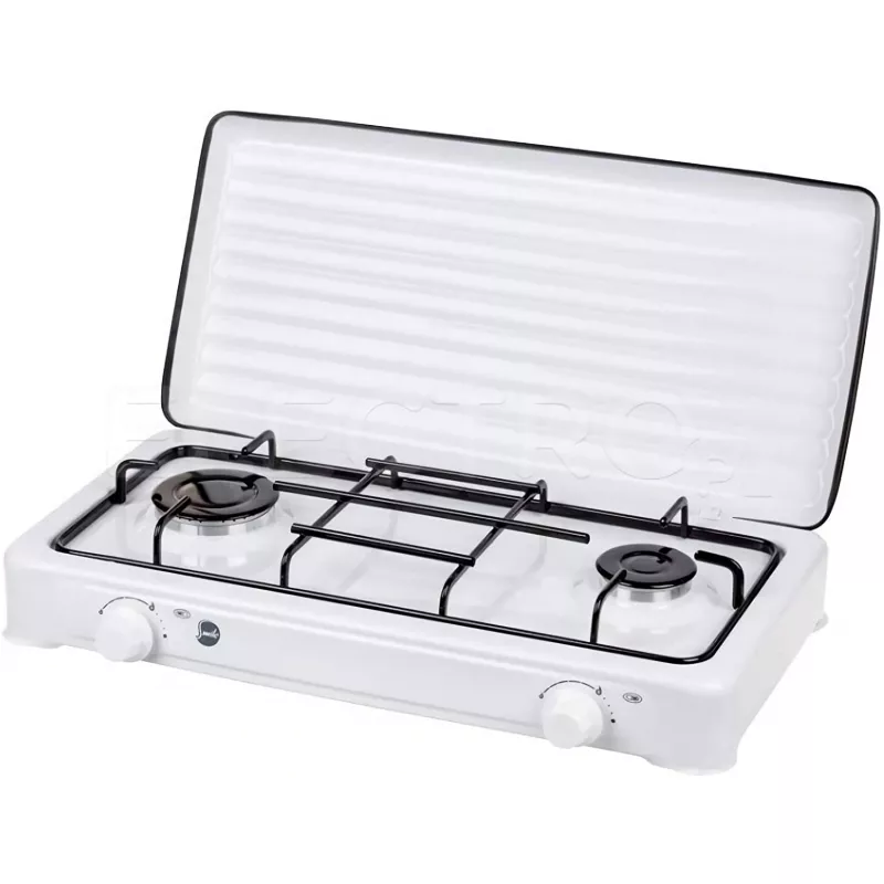 Aragaz MPM SMILE-KN-02/1K, 2 arzatoare, 57 cm, Alb