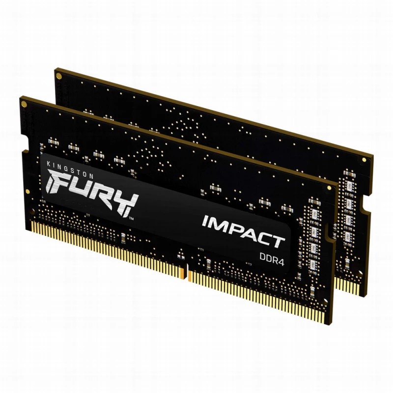 RAM KINGSTON FURY IMPACT (KF432S20IBK2/32), SODIMM DDR4 32GB (2x16GB) 3200MHz, CL20, 1.2V