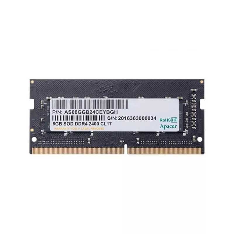 RAM APACER PC25600, SODIMM DDR4 8GB 3200MHz, CL22, 1.2V