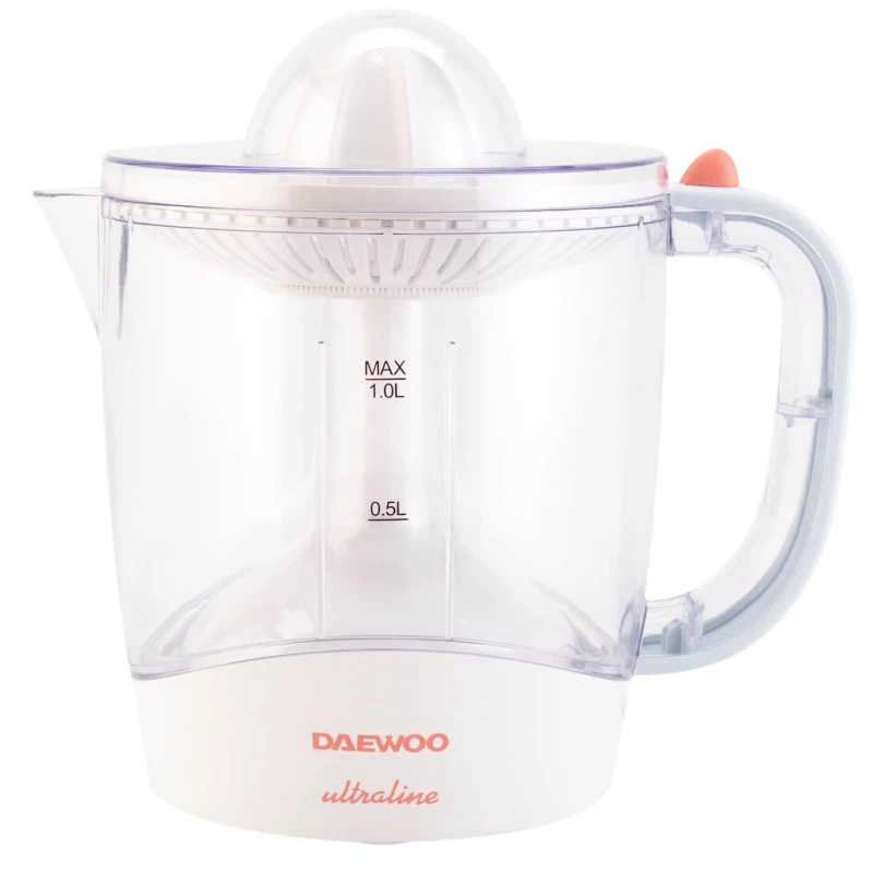 Storcator DAEWOO DJ20U, De citrice, 40 W, 1 l, 1 treapta de viteza, Alb