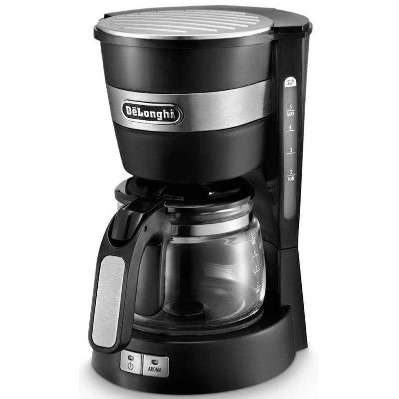 Cafetiera Delonghi ICM14011, 0.65 l, 650 W, Negru, Inox