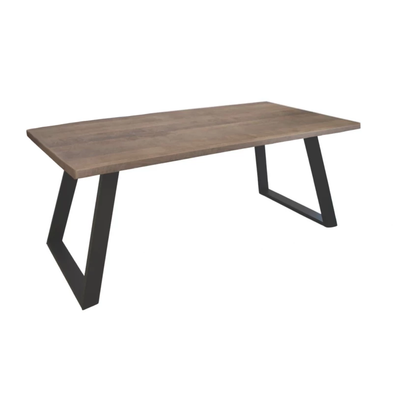 Masa DP JAZZ 1500*800, MDF, Metal, Maro, Negru