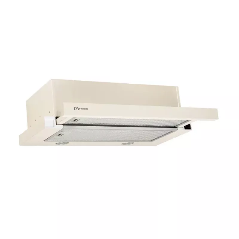 Вытяжка MASTERCOOK SOLARIS 700(60) BEJ LED, 700 м3/ч, 1 двигатель, 60 см, Жироулавливающий алюминиевый фильтр, Бежевый