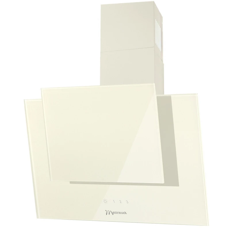 Вытяжка MASTERCOOK TIVANO 700(60) SENSOR BEJ LED, 700 м3/ч, 1 двигатель, 60 см, Жироулавливающий алюминиевый фильтр, Бежевый