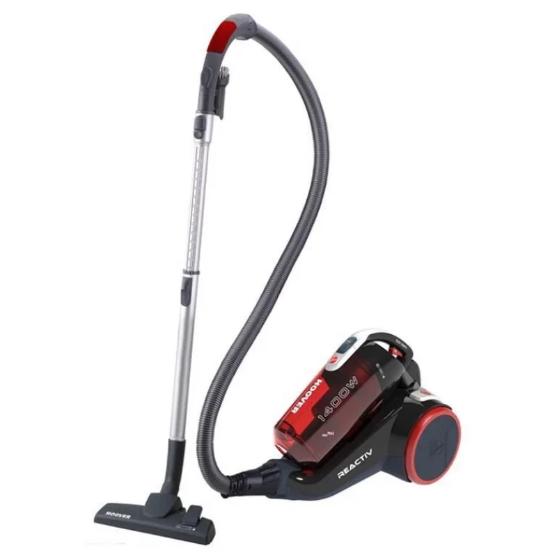 Aspirator cu container HOOVER RC1410019, 250 W, 1400 W, 2 l, 82 dB, HEPA, Negru, Rosu
