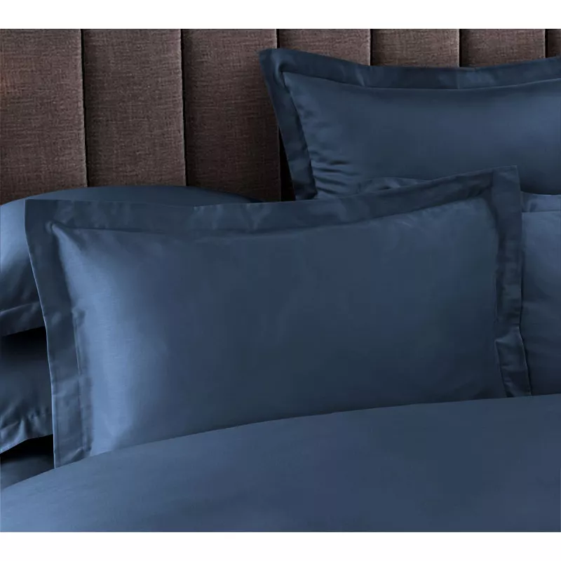 Lenjerie de pat Cottony SLPSL GRAFIT (R), 2 persoane Euro, Satin de Lux, Grafit