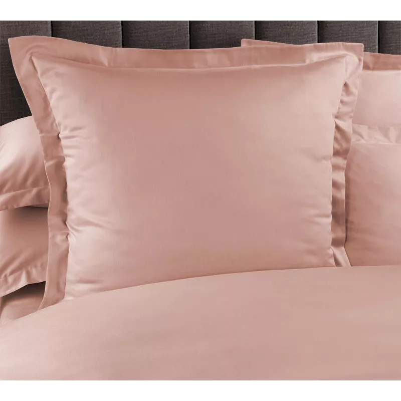 Lenjerie de pat Cottony SLPSL RUST UNITON, 1 persoana, Satin de Lux, Pudra