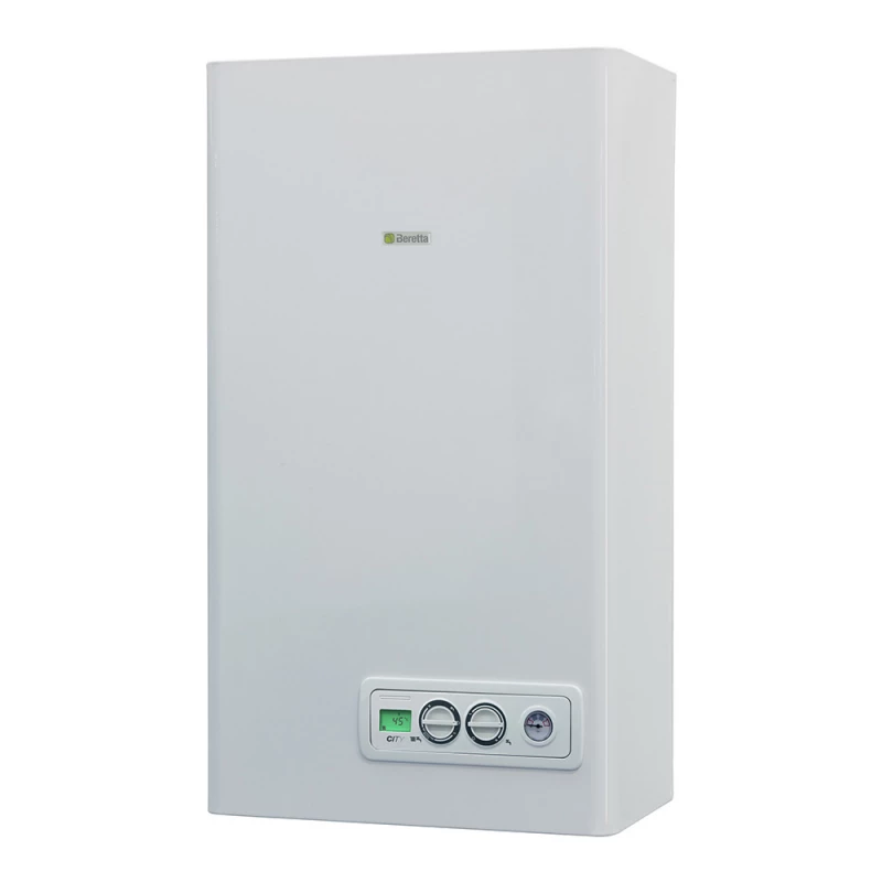 Cazan pe gaz Beretta City 23 CSI, 115 W, 240 m², 80 °C, Alb