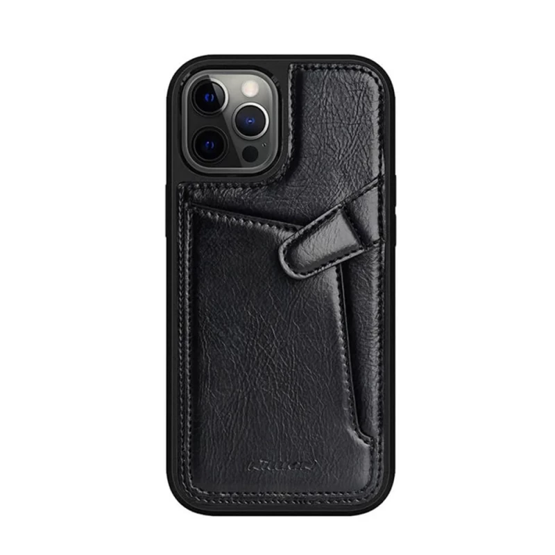 Husa Nillkin AOGE LEATHER IPHONE 12, BLACK