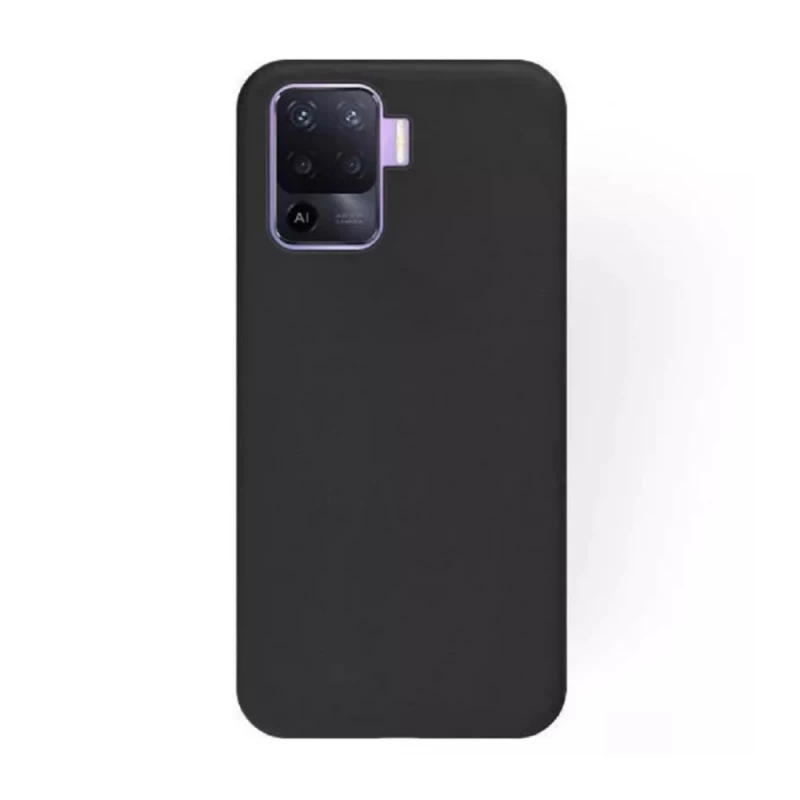 Husa HELMET CASE LIQUID SILICONE OPPO RENO 5 LITE, BLACK