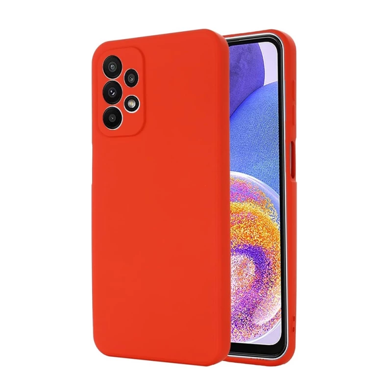 Husa HELMET CASE LIQUID SILICON SAMSUNG A23, RED
