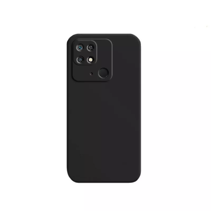 Husa HELMET LIQUID SILICON, Xiaomi Redmi 10C, Black