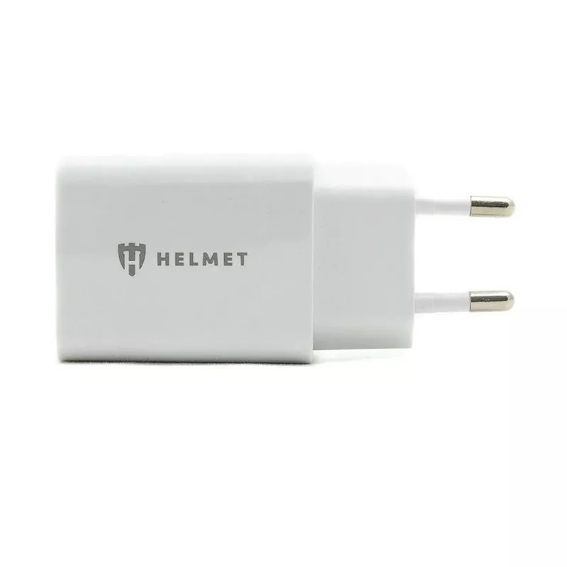 Aвтомобильное зарядное устройство HELMET Wall Charger with Micro-USB Cable 2xUSB , White
