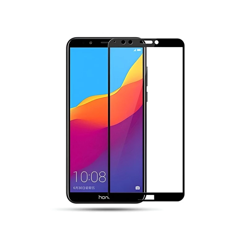 Защитное стекло HELMET HUAWEI Y7 PRIME (2018) 2.5D FULL COVERAGE FRAME, BLACK