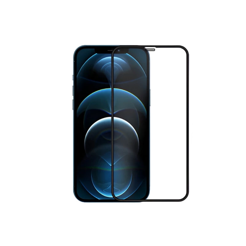 Sticla de protectie HELMET DIAMOND GLASS 4D - IPHONE 12 PRO MAX,BLACK FRAME