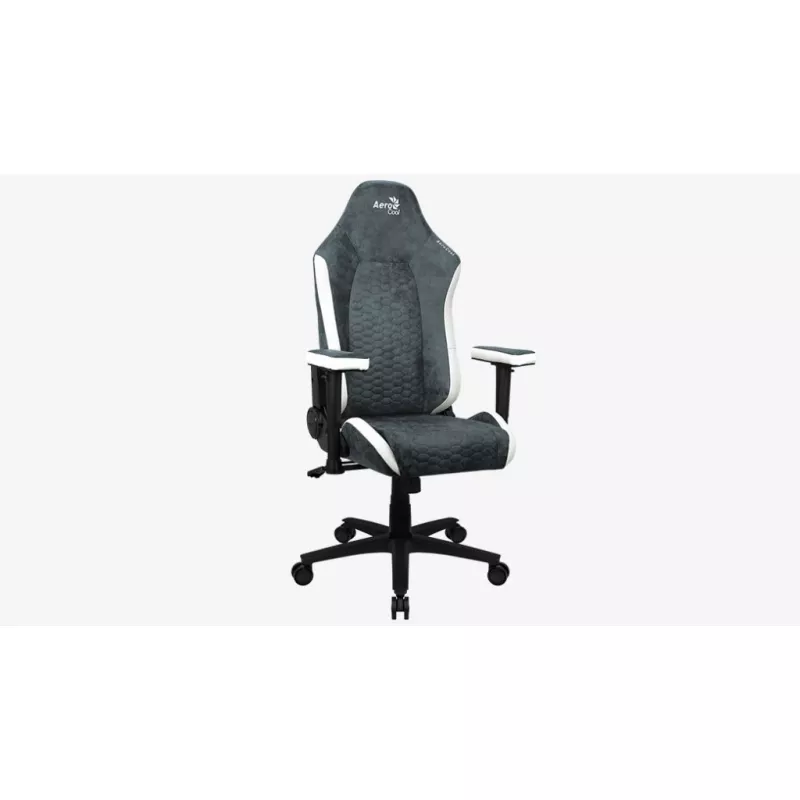 Fotoliu Gaming AeroCool Crown AeroSuede, 150 kg, 170-190 cm, Steel Blue