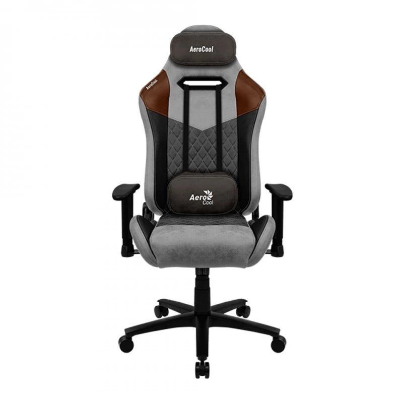 Fotoliu Gaming AeroCool DUKE Tan Grey, Tilt, 150 kg, 165-180 cm