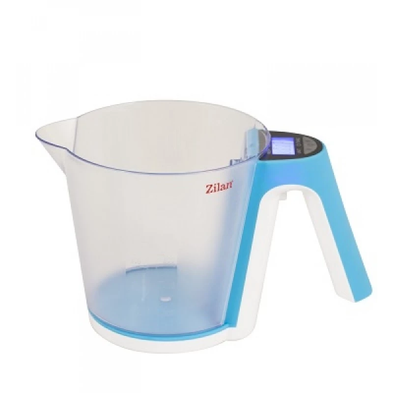 Cantar de bucatarie Floria ZLN7788, 2 kg, Plastic, Сulori in sortiment, 2 x AAA