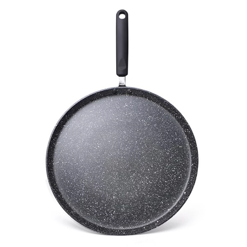 Tigaie pentru clatite FISSMAN FIORE 4620, 32 cm, Aluminiu, Ceramica antiaderenta, Negru