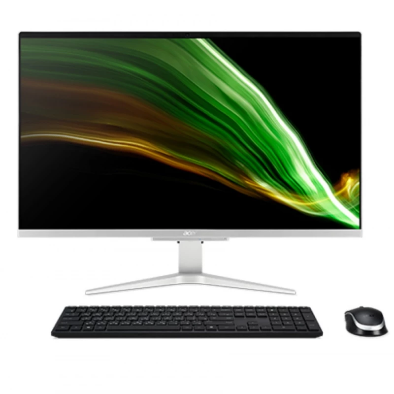 PC All-in-One ACER Aspire C27-1655 FHD IPS, Intel® Core® i5-1135G7, 16GB (2x8GB) DDR4 RAM, 512GB M.2 2230 PCIe SSD, Intel® Iris Xe Graphics, NO ODD, CR, HD cam, WiFi AX201+