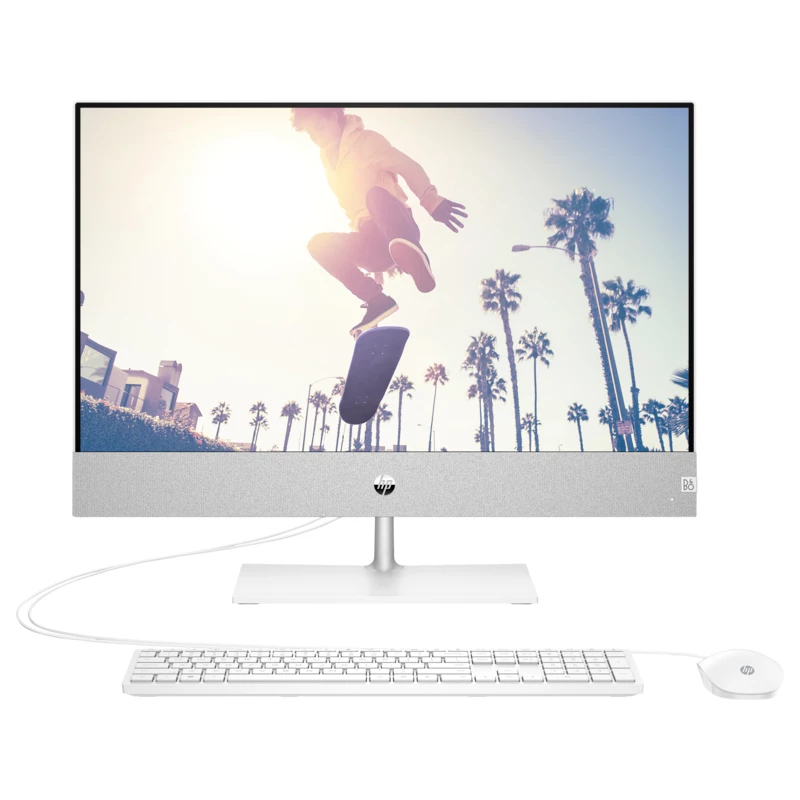 PC All-in-One HP Pavilion 24 60P22EA Silver, 23.8, IPS FHD Ryzen 3 5300U 8GB 256GB SSD Radeon Graphics Win11 Keyboard+Mouse
