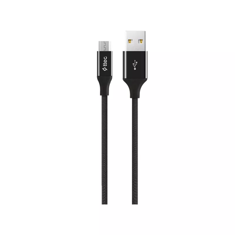 Кабель Ttec USB to Micro 2.4A (1M), Black