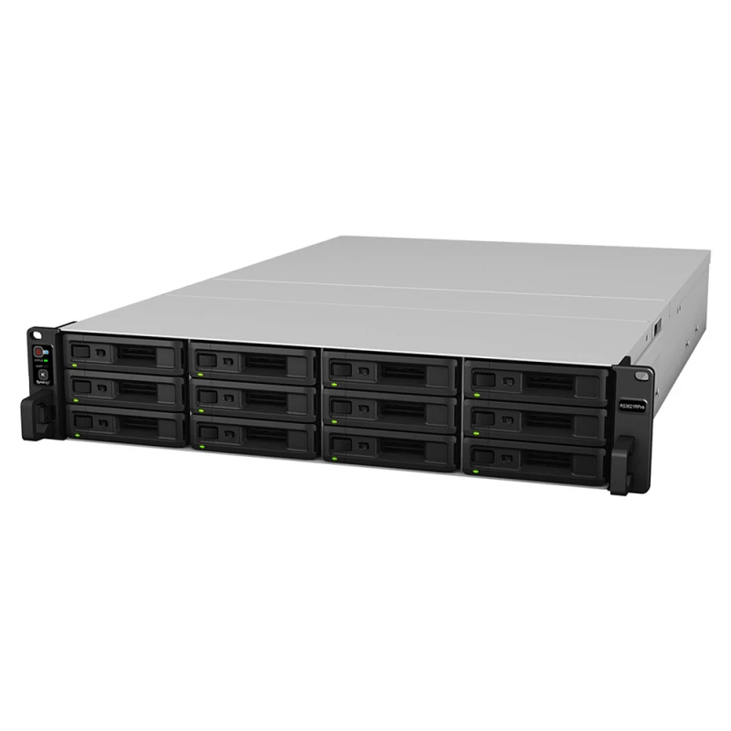 NAS Server SYNOLOGY RS3621RPXS, 12-bay, 6-core Intel Xeon 2.2-2.7Ghz, 8Gb*1+3Slots, 4x1GbE, 2xPCIe