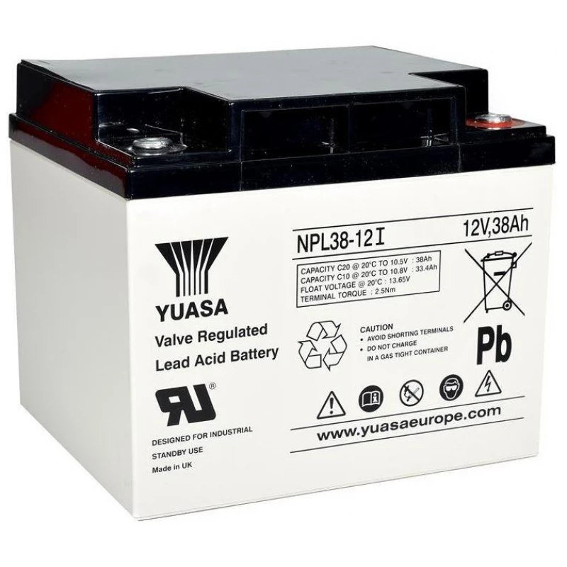 Батарея Yuasa NPL38-12I, 12V/38AH