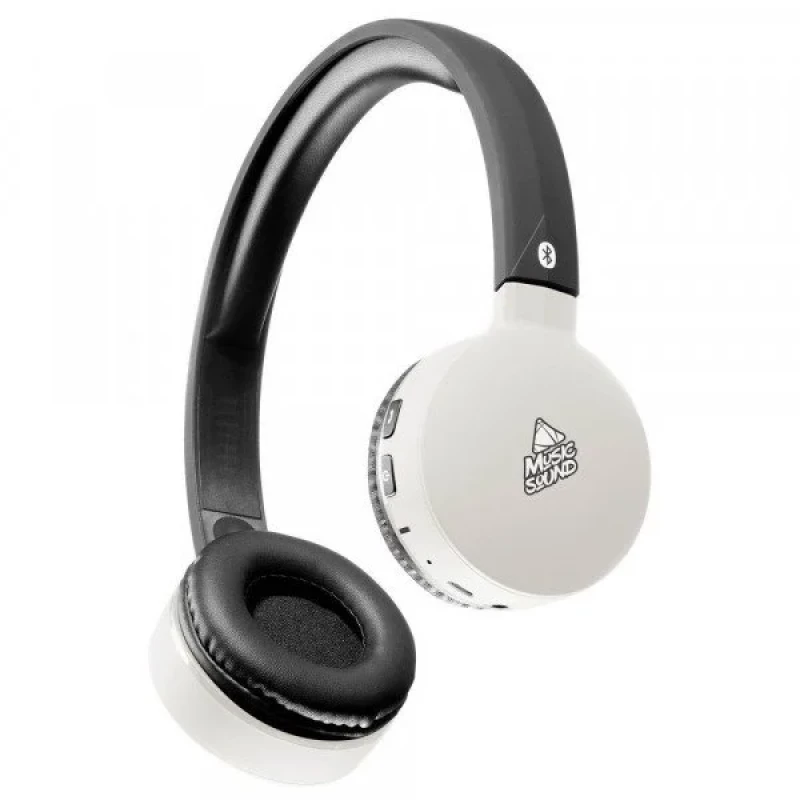 Наушники проводные с микрофоном Cellular Line MUSICSOUND WHITE/BLACK, Bluetooth