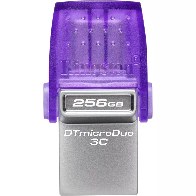 Флешка KINGSTON DATATRAVELER MICRODUO 3C (DTDUO3CG3/256GB), 256GB, USB3.2