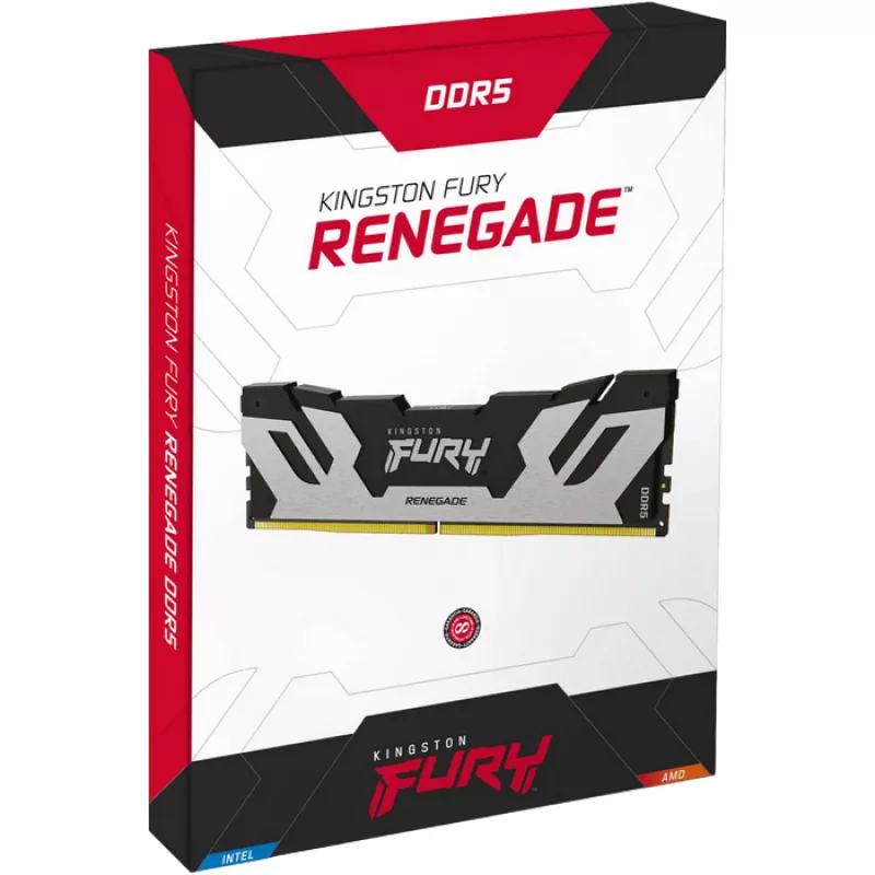 RAM KINGSTON FURY RENEGADE SILVER (KF564C32RS-16), DDR5 16GB 6400MHz, CL32, 1.25V